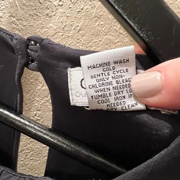 Carmen Marc Valvo Deep Navy Maxi Dress - Picture 5 of 6